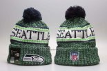 Gorro Seattle Seahawks Verde Blanco Azul