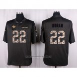 Camiseta NFL Anthracite New Orleans Saints Ingram 2016 Salute To Service