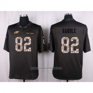 Camiseta NFL Anthracite Philadelphia Eagles Randle 2016 Salute To Service