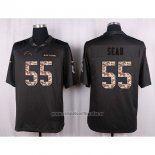 Camiseta NFL Anthracite San Diego Chargers Seau 2016 Salute To Service