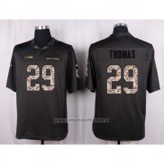 Camiseta NFL Anthracite Seattle Seahawks Thomas 2016 Salute To Service