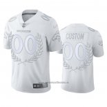 Camiseta NFL Custom Denver Broncos White NFL Mvp Jersey
