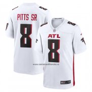 Camiseta NFL Game Atlanta Falcons Kyle Pitts Sr Blanco