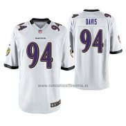 Camiseta NFL Game Baltimore Ravens Carl Davis Blanco