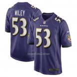 Camiseta NFL Game Baltimore Ravens Chuck Wiley Violeta