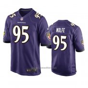 Camiseta NFL Game Baltimore Ravens Derek Wolfe Violeta