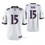 Camiseta NFL Game Baltimore Ravens Marquise Brown Blanco