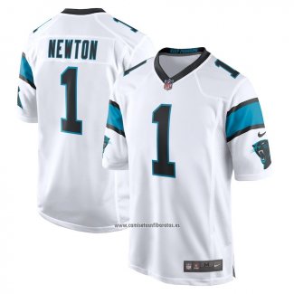 Camiseta NFL Game Carolina Panthers Cam Newton Blanco