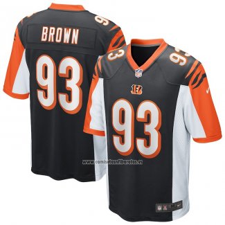 Camiseta NFL Game Cincinnati Bengals Andrew Brown Negro