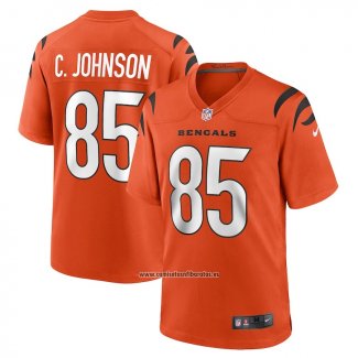 Camiseta NFL Game Cincinnati Bengals Chad Johnson Retired Alterno Naranja