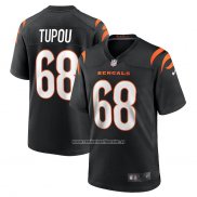Camiseta NFL Game Cincinnati Bengals Josh Tupou 68 Negro