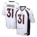 Camiseta NFL Game Denver Broncos Justin Simmons Blanco