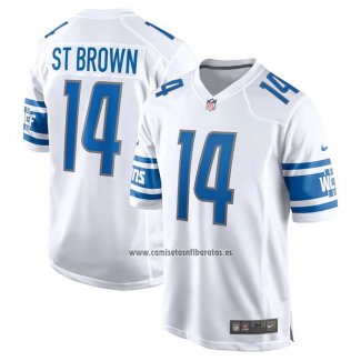 Camiseta NFL Game Detroit Lions Amon Ra St Brown Blanco