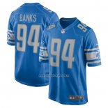 Camiseta NFL Game Detroit Lions Eric Banks Azul
