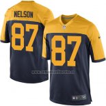 Camiseta NFL Game Green Bay Packers Nelson Azul Amarillo