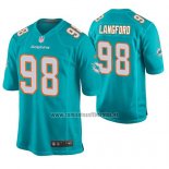 Camiseta NFL Game Miami Dolphins Kendall Langford 2018 Verde