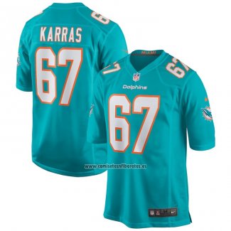 Camiseta NFL Game Miami Dolphins Ted Karras Verde