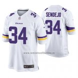 Camiseta NFL Game Minnesota Vikings Andrew Sendejo Blanco