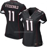 Camiseta NFL Game Mujer Arizona Cardinals Fitzgerald Negro