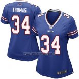 Camiseta NFL Game Mujer Buffalo Bills Thomas Azul