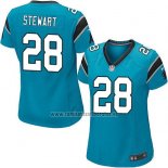 Camiseta NFL Game Mujer Carolina Panthers Stewart Azul