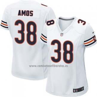 Camiseta NFL Game Mujer Chicago Bears Amos Blanco