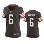Camiseta NFL Game Mujer Cleveland Browns Baker Mayfield 2020 Marron
