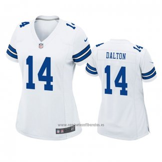 Camiseta NFL Game Mujer Dallas Cowboys Andy Dalton Blanco