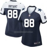 Camiseta NFL Game Mujer Dallas Cowboys Bryant Azul Blanco