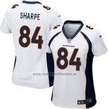 Camiseta NFL Game Mujer Denver Broncos Sharpe Blanco