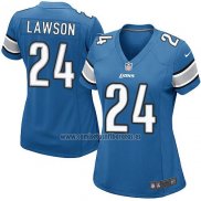 Camiseta NFL Game Mujer Detroit Lions Lawson Azul