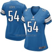 Camiseta NFL Game Mujer Detroit Lions Levy Azul