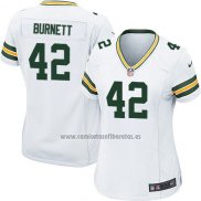 Camiseta NFL Game Mujer Green Bay Packers Burnett Blanco