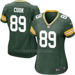 Camiseta NFL Game Mujer Green Bay Packers Cook Verde Militar