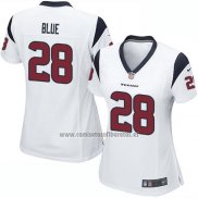 Camiseta NFL Game Mujer Houston Texans Blue Blanco