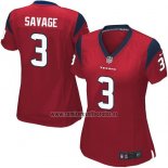 Camiseta NFL Game Mujer Houston Texans Savage Rojo