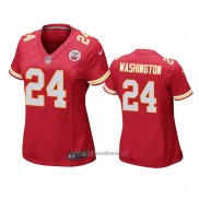 Camiseta NFL Game Mujer Kansas City Chiefs Deandre Washington Rojo