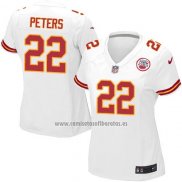 Camiseta NFL Game Mujer Kansas City Chiefs Peters Blanco