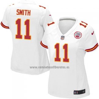 Camiseta NFL Game Mujer Kansas City Chiefs Smith Blanco