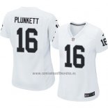 Camiseta NFL Game Mujer Las Vegas Raiders Plunkett Blanco