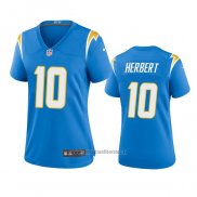 Camiseta NFL Game Mujer Los Angeles Chargers Justin Herbert Azul