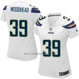 Camiseta NFL Game Mujer Los Angeles Chargers Woodhead Blanco