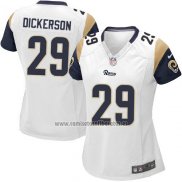 Camiseta NFL Game Mujer Los Angeles Rams Dickerson Blanco