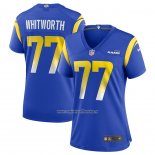 Camiseta NFL Game Mujer Los Angeles Rams Andrew Whitworth Azul