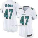 Camiseta NFL Game Mujer Miami Dolphins Alonso Blanco