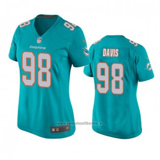 Camiseta NFL Game Mujer Miami Dolphins Raekwon Davis Verde