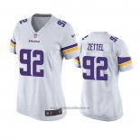 Camiseta NFL Game Mujer Minnesota Vikings Anthony Zettel Blanco
