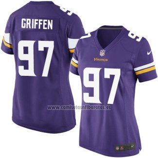 Camiseta NFL Game Mujer Minnesota Vikings Griffen Violeta