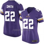 Camiseta NFL Game Mujer Minnesota Vikings Smith Violeta
