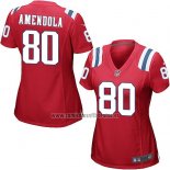 Camiseta NFL Game Mujer New England Patriots Amendola Rojo